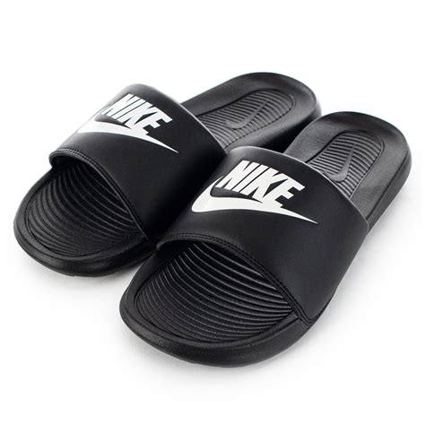 nike badeschuhe schwarz weiß|Nike Sportswear VICTORI ONE SLIDE .